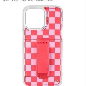 Walli original Raspberry Rush iPhone 16 PLUS case